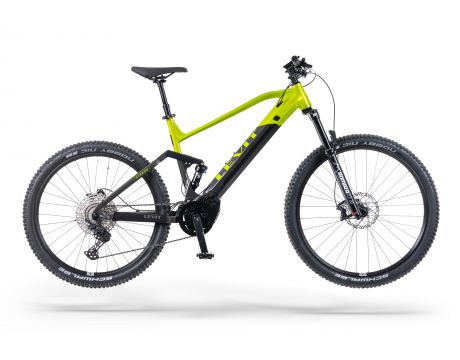 eMTB Adv. FS LEVIT SVAROG BF lime black pearl, 15,7"