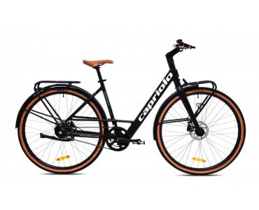 Capriolo Elektrický Bicykel Belt Drive Grey-Beige 