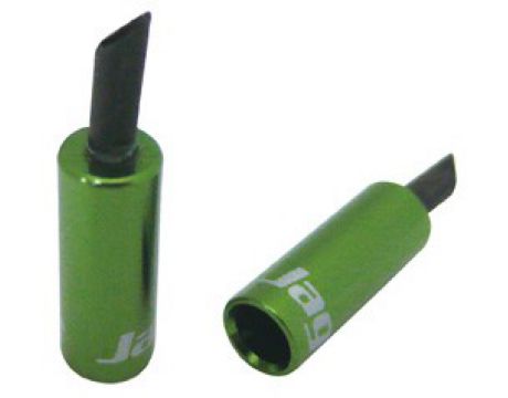 BOT060EJ koncovka bowdenu s ochranou, Al, 5mm, Al, zelená