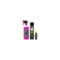 Muc-Off Wash, Protect and Lube Kit (Dry Lube version)