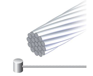 Jagwire BWC3004 - 1,6x2000mm, lanko brzdové nerez. uni.MTB 