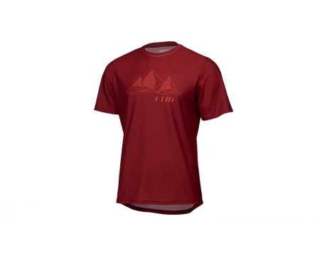 Technické tričko CTM Bruiser, červené, XL