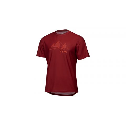 Technické tričko CTM Bruiser, červené, XL