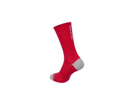 Ponožky CTM Base 20, červená, 43-46