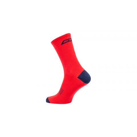 Ponožky CTM Base 16, červené, 43-47