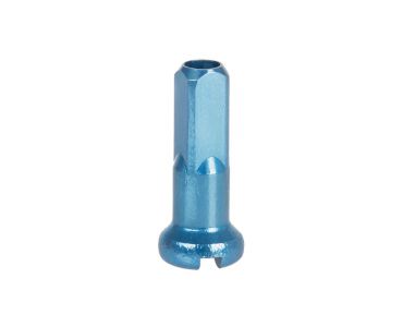 CN Spoke Niple hliníkové 2x14mm, modré 