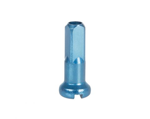 Niple hliníkové 2x14mm, modré
