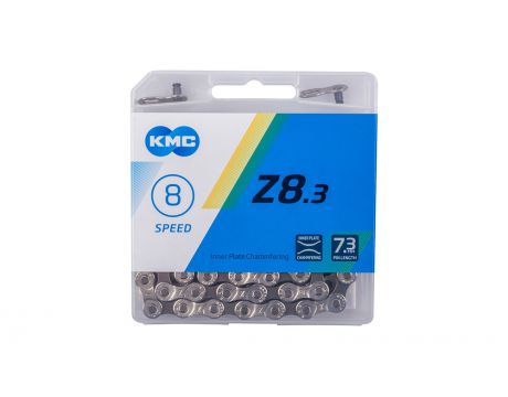 Reťaz KMC, Z8, 8-kolo, silver/grey, 114mm 7,3mm