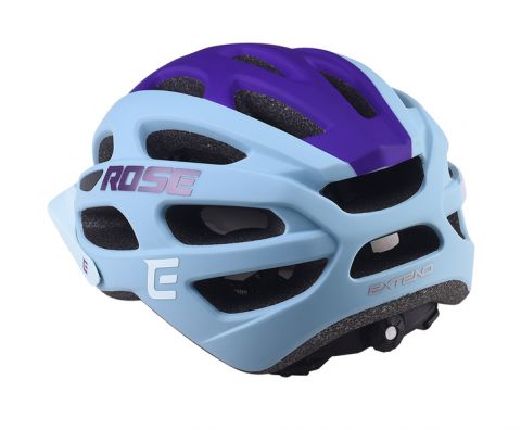 Cyklistická prilba Extend ROSE light blue-night violet, S / M (55-58cm) matt