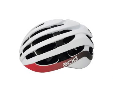 Extend Cyklistická prilba ACID, S / M (54-58cm), white-black-red, shine 