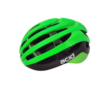 Extend Cyklistická prilba ACID, S / M (54-58cm), green-black, shine 