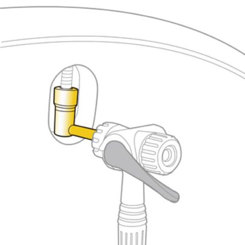 Ventilový adaptér Topeak  PRESSURE RITE  pre galuskový ventil
