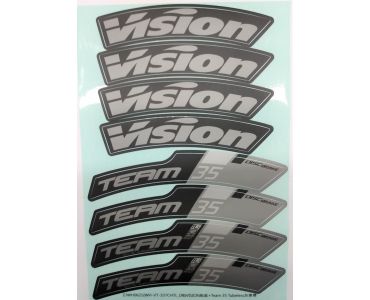 Vision VISION nálepky na ráfik TEAM 35 DB (1bike) 