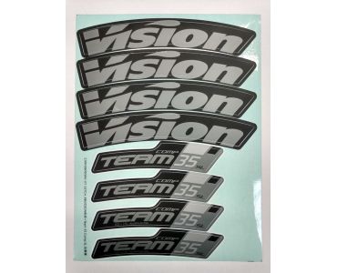 Vision VISION nálepky na ráfik Team35 COMP RB CH-TL SL  ZJWH0609 B1 (1bike) 