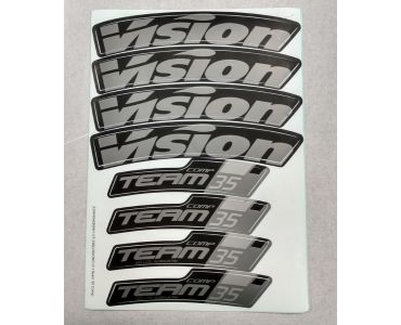 Vision VISION ráfikové samolepky TEAM 35 COMP RB CH (1bk) ZJWH0428 